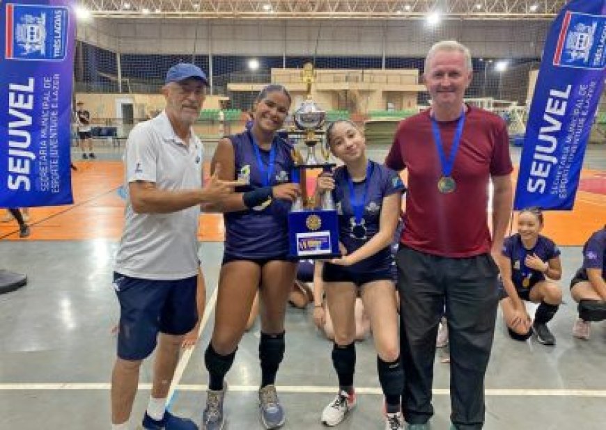 Fernando Corrêa é o grande campeões do vôlei do JETs Sub-14